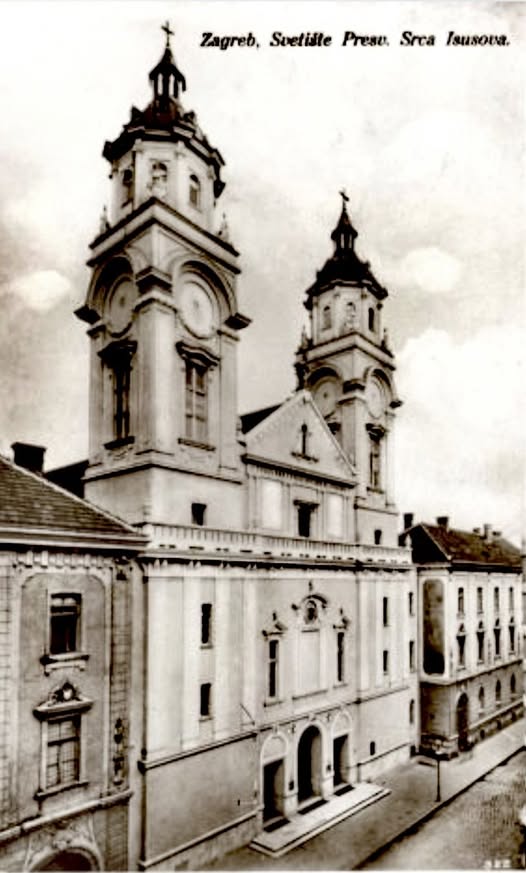 Bazilika Presvetog Srca Isusova, Palmotićeva 1926. godine